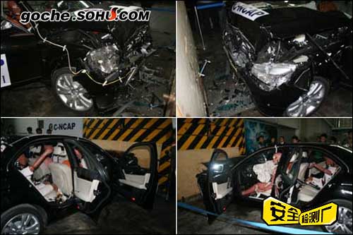 碰撞后车身四门可以很轻松打开