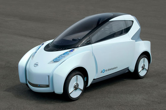 sustainable design, green design, transportation, electric vehicles, alternative transportation, Nissan Landglider