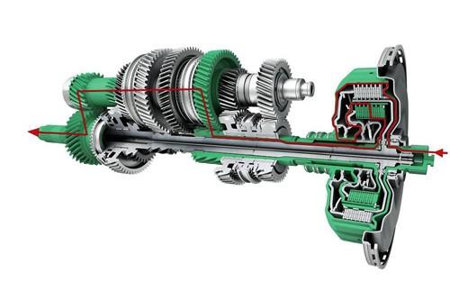 图为保时捷PDK双离合变速器