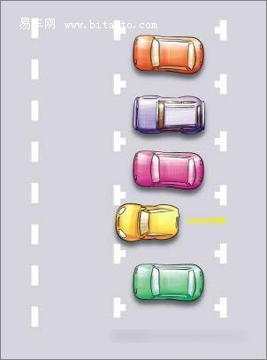 车身位置调正后,将方向盘调正,然后继续倒车,直至车身完全入库 车身位置调正后,将方向盘调正,然后继续倒车,直至车身完全入库