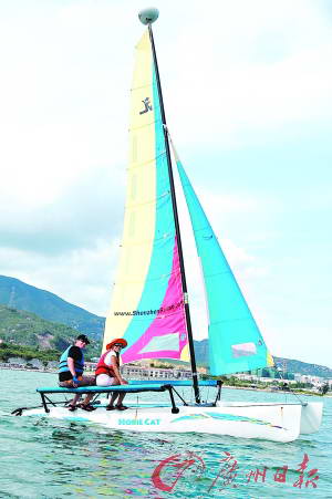 帆船，带上爱尽亨大海！