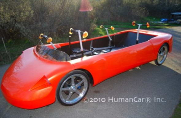 格林伍德已经致力于人力汽车的研究长达40多年。 格林伍德已经致力于人力汽车的研究长达40多年。