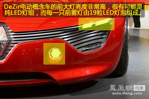 [凤凰评车]图解雷诺DeZir电动概念车 驾驭变革